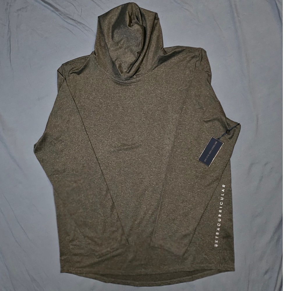 Extracurricular Voyage‎ Hoodie Mens Large Charcoal Grey Performance Golf